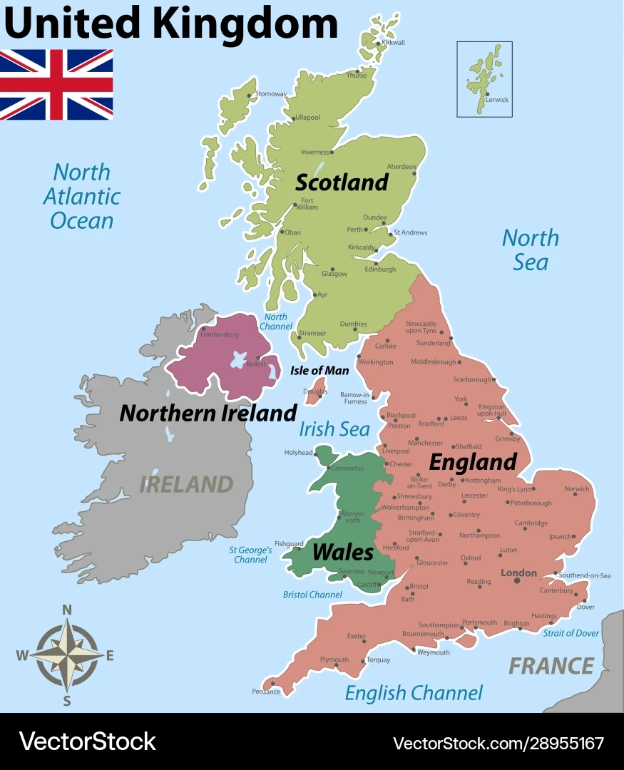 county map of united kingdom