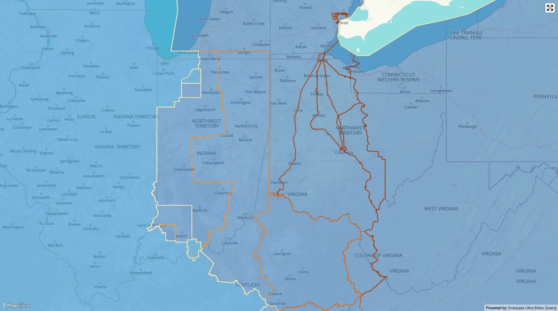 United States Standard Time Zone Boundaries 1919 To Present General OpenHistoricalMap Forum