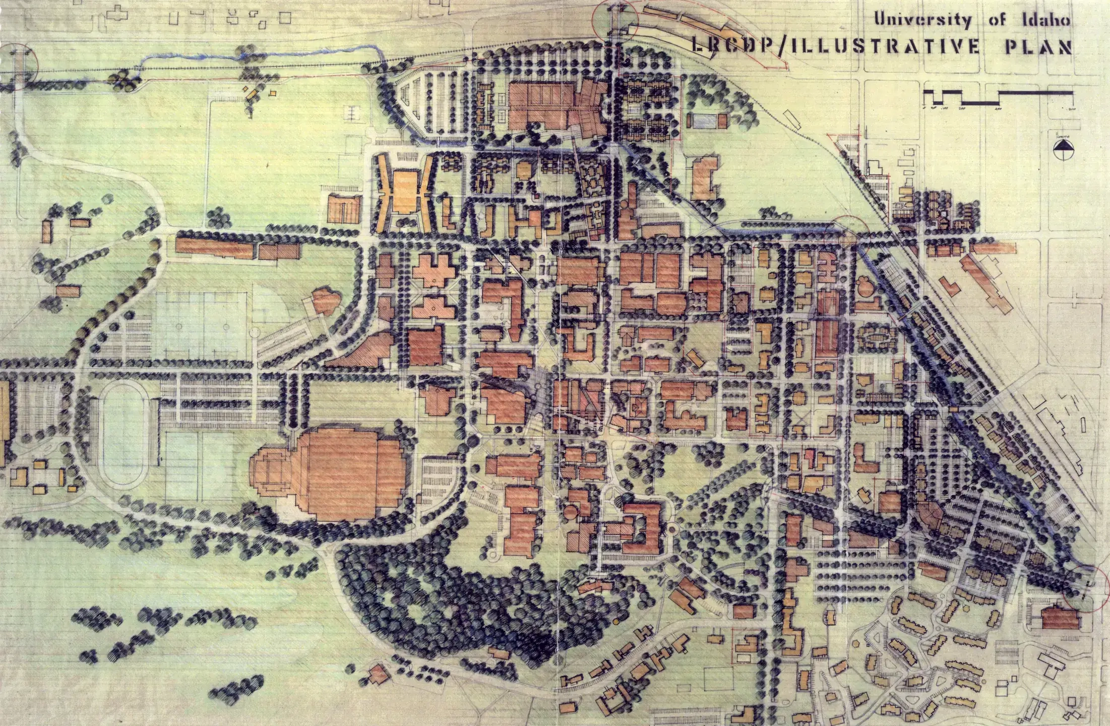 university of idaho map of campus