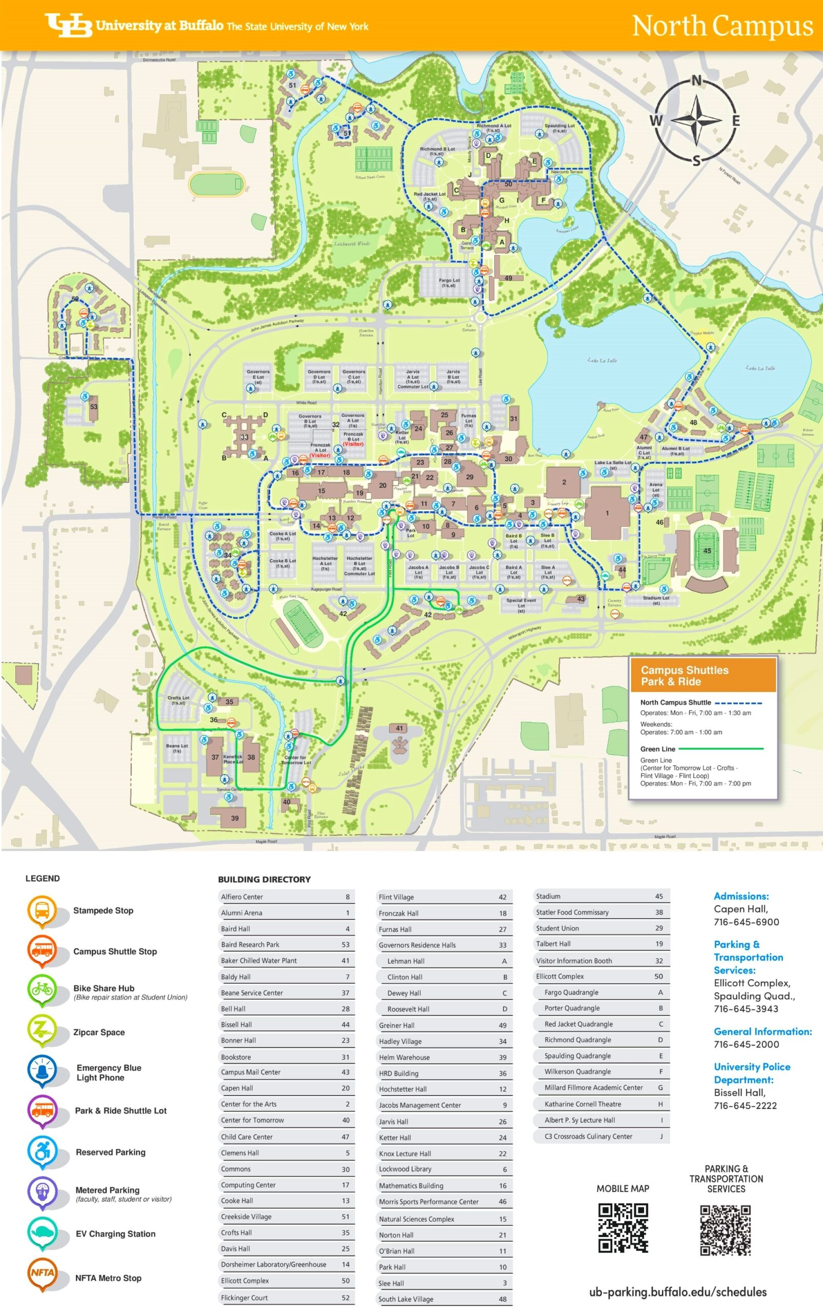University At Buffalo North Campus Map Ontheworldmap