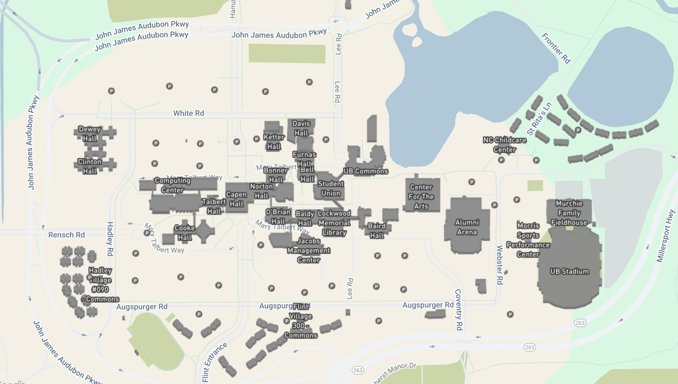 ub campus map ub campus map
