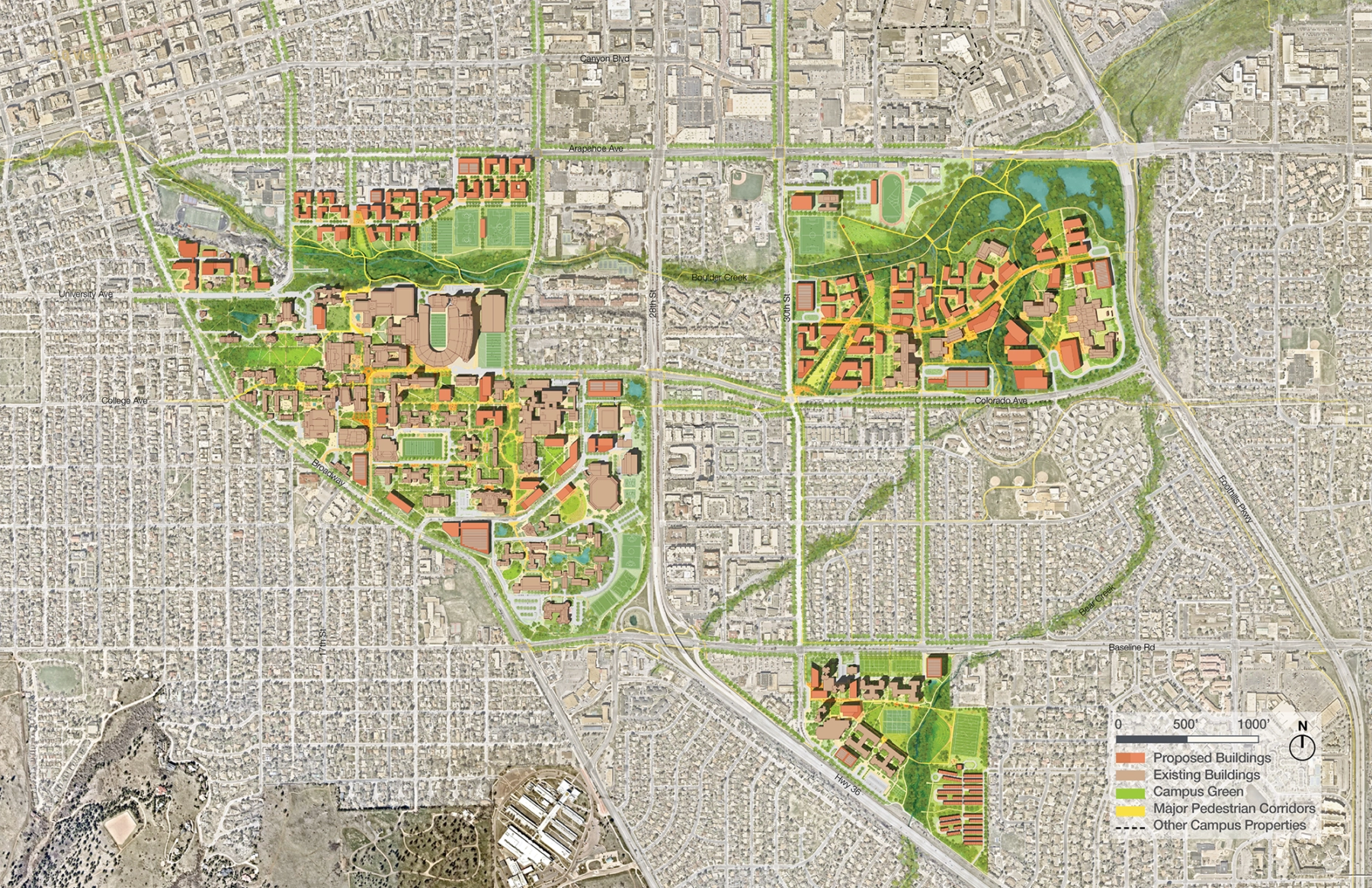 cu boulder campus map