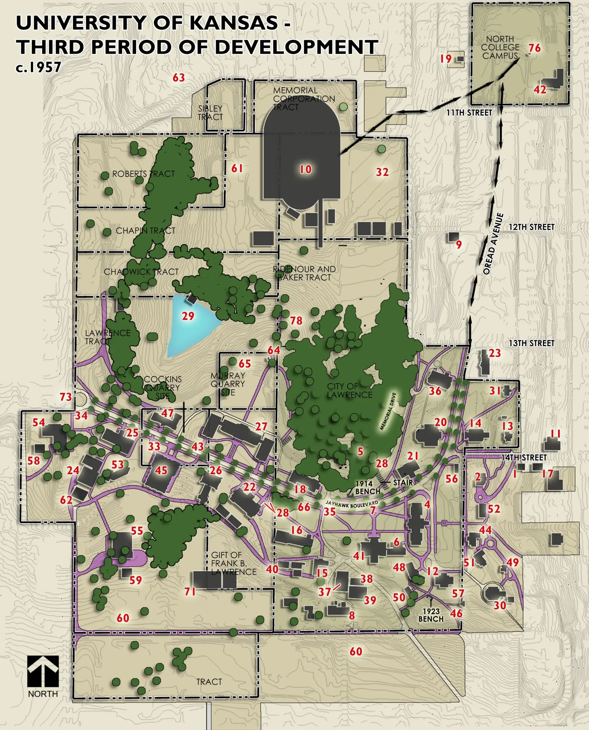 University Of Kansas Heritage Masterplan JBC Landscape Architects