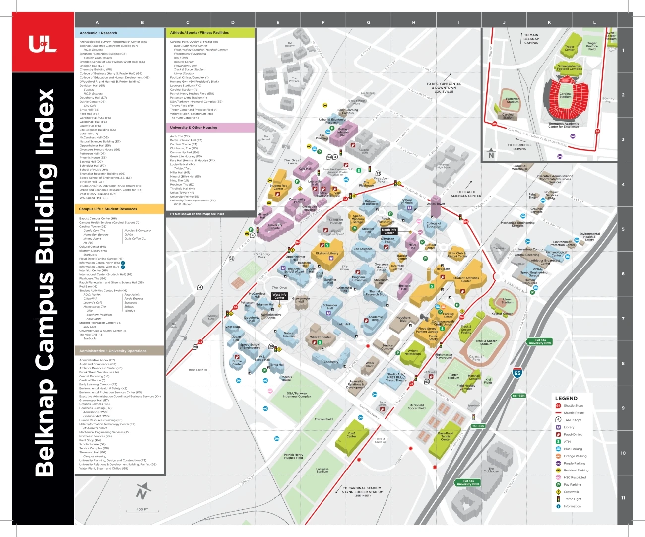 uofl campus map