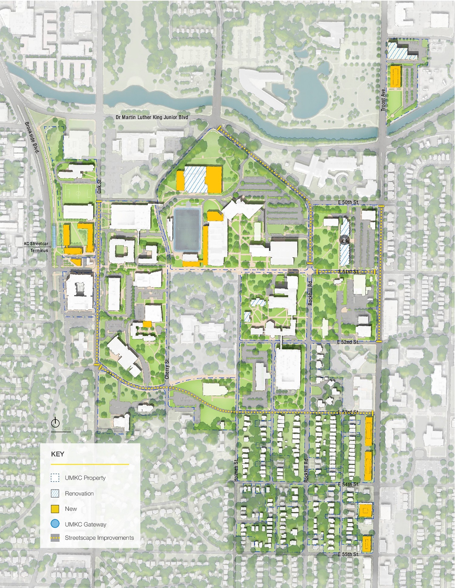 umkc campus map umkc campus map