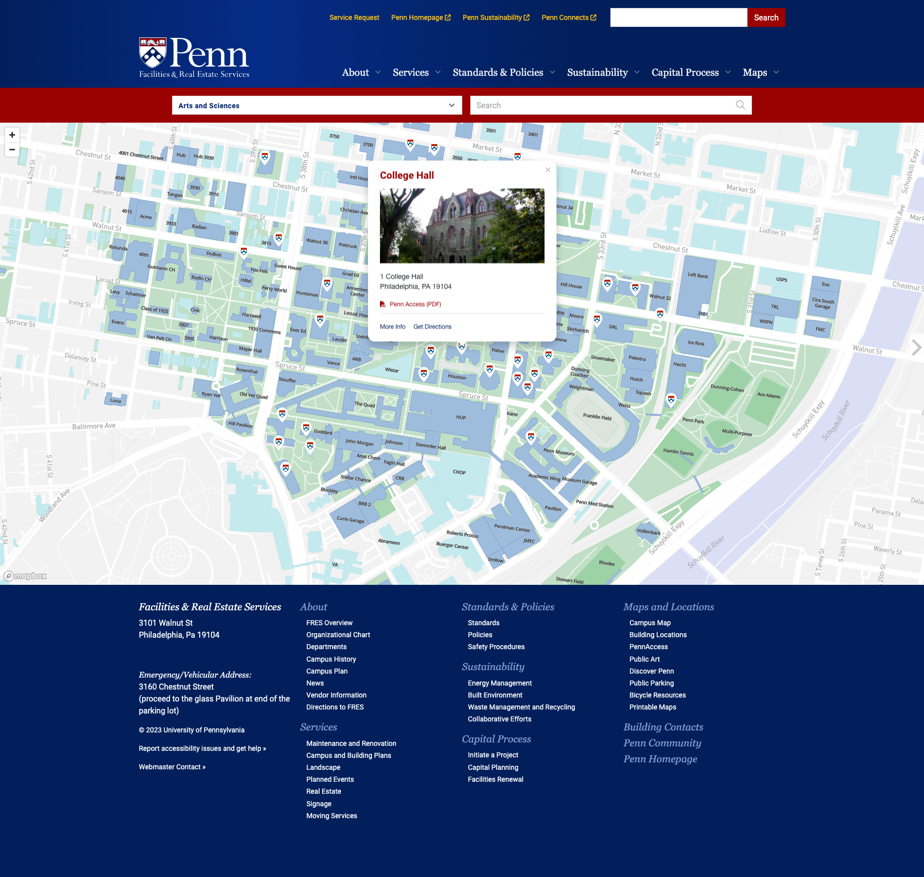 univ of penn campus map