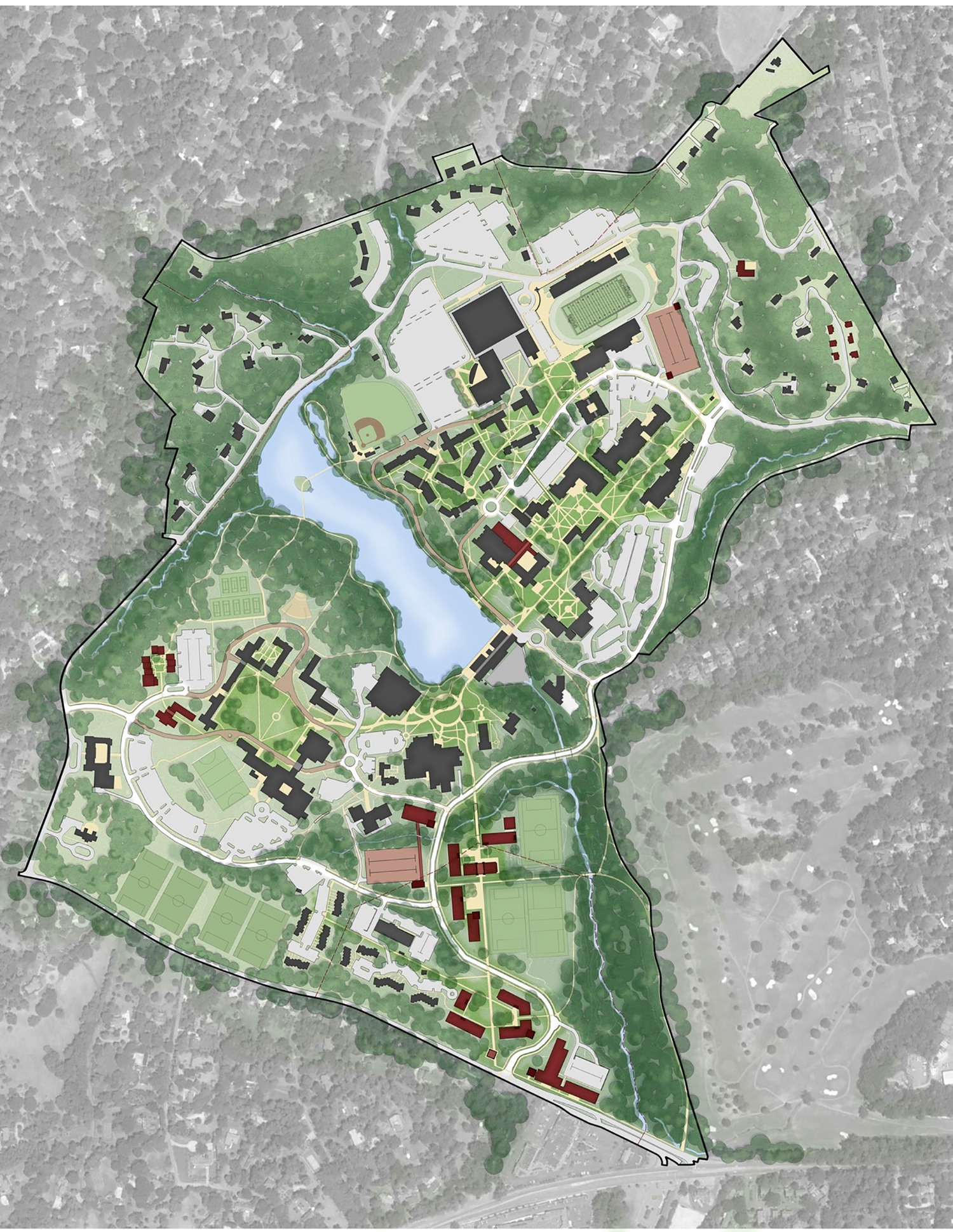 University Of Richmond Campus Master Plan Ayers Saint Gross