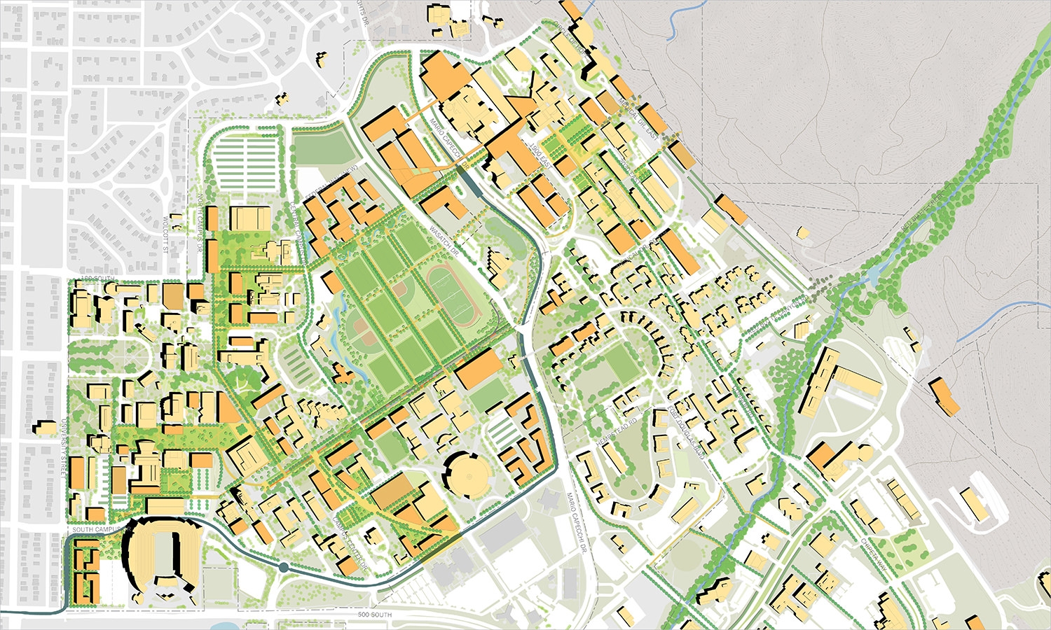 University Of Utah Campus Master Plan SOM