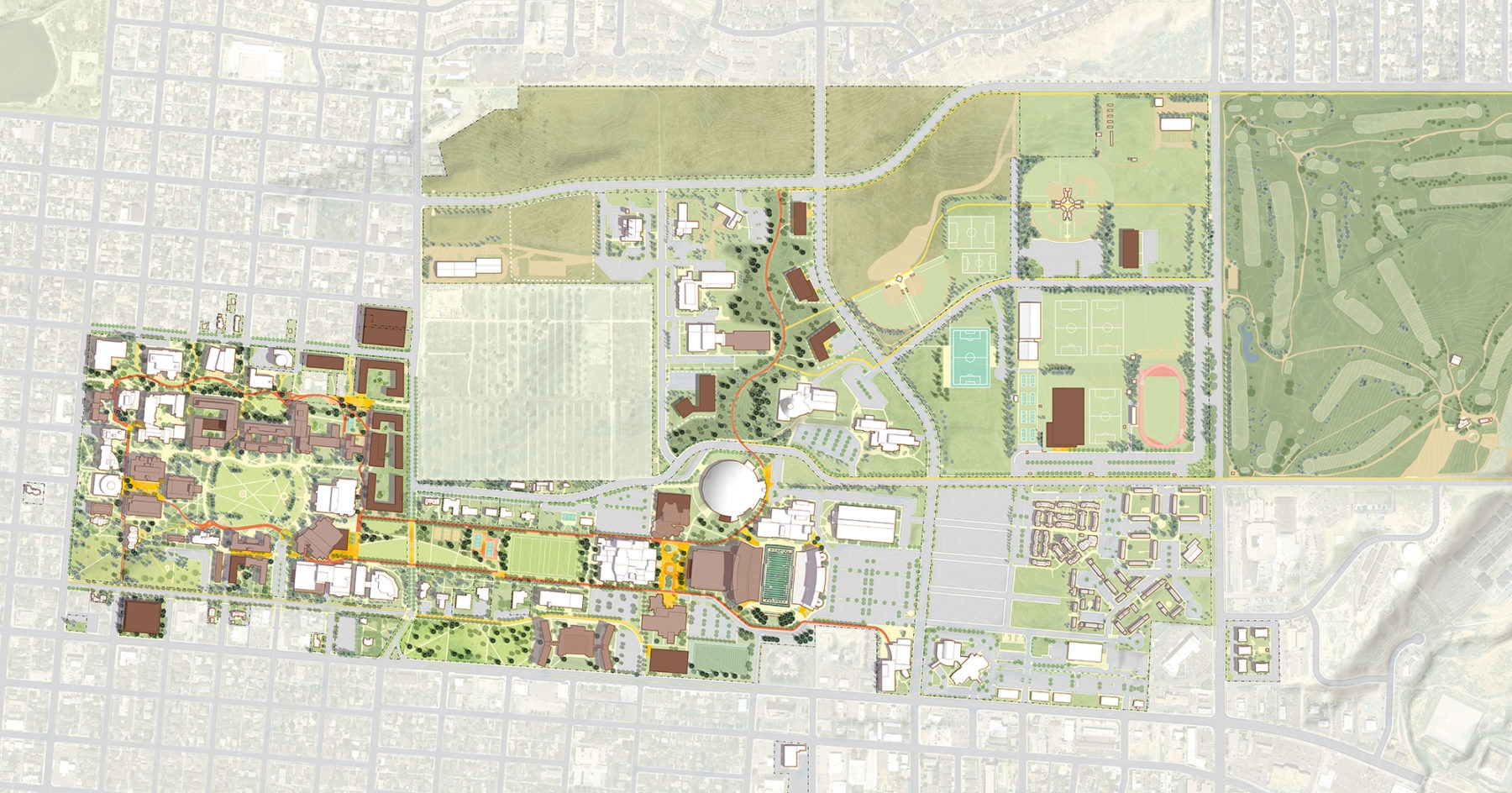 University Of Wyoming Campus Master Plan Sasaki