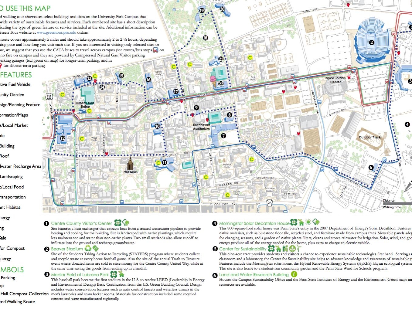 University Park Self guided Green Tour Focuses On Sustainability Penn State University