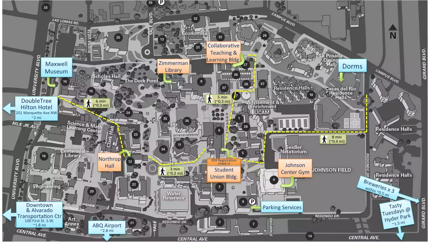 UNM Campus Map UNM Campus Map
