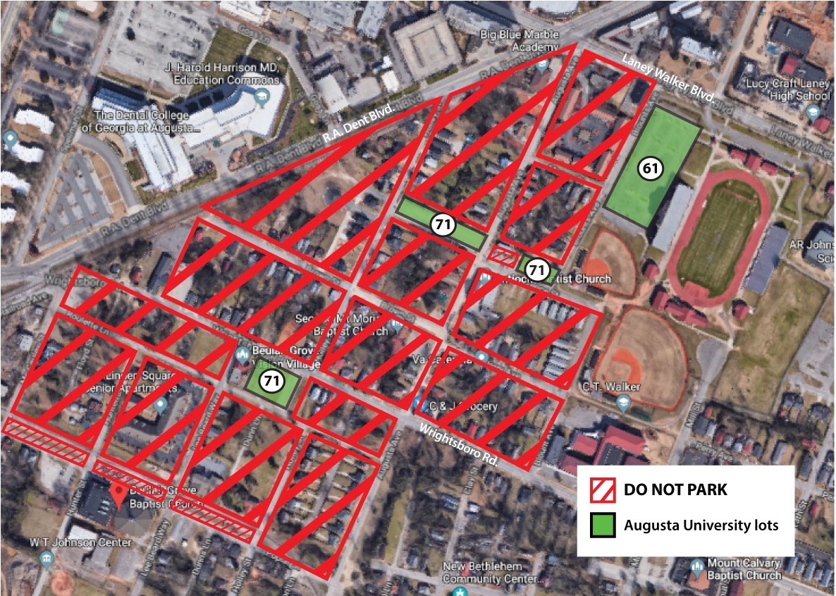 augusta university campus map augusta university campus map