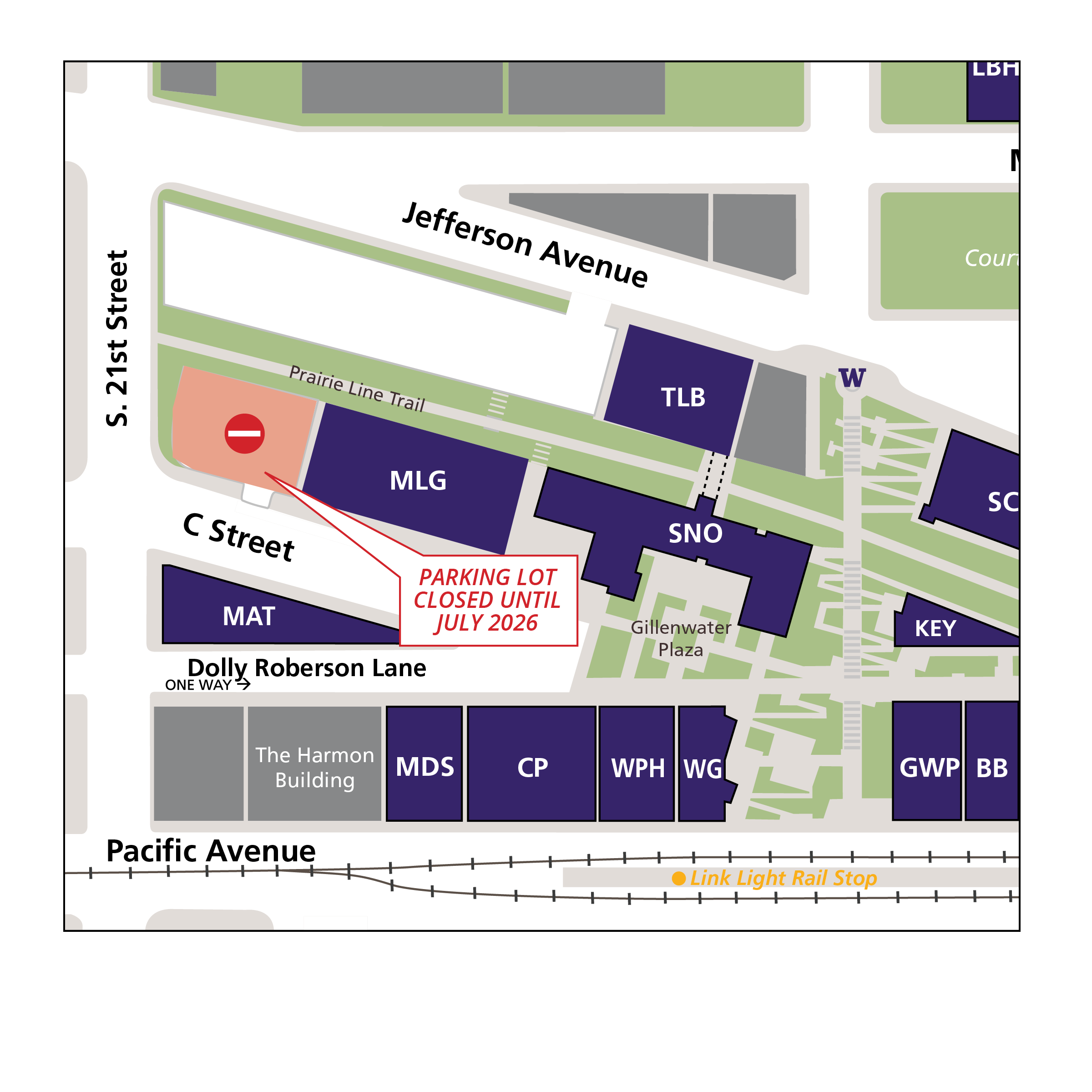 uw tacoma campus map