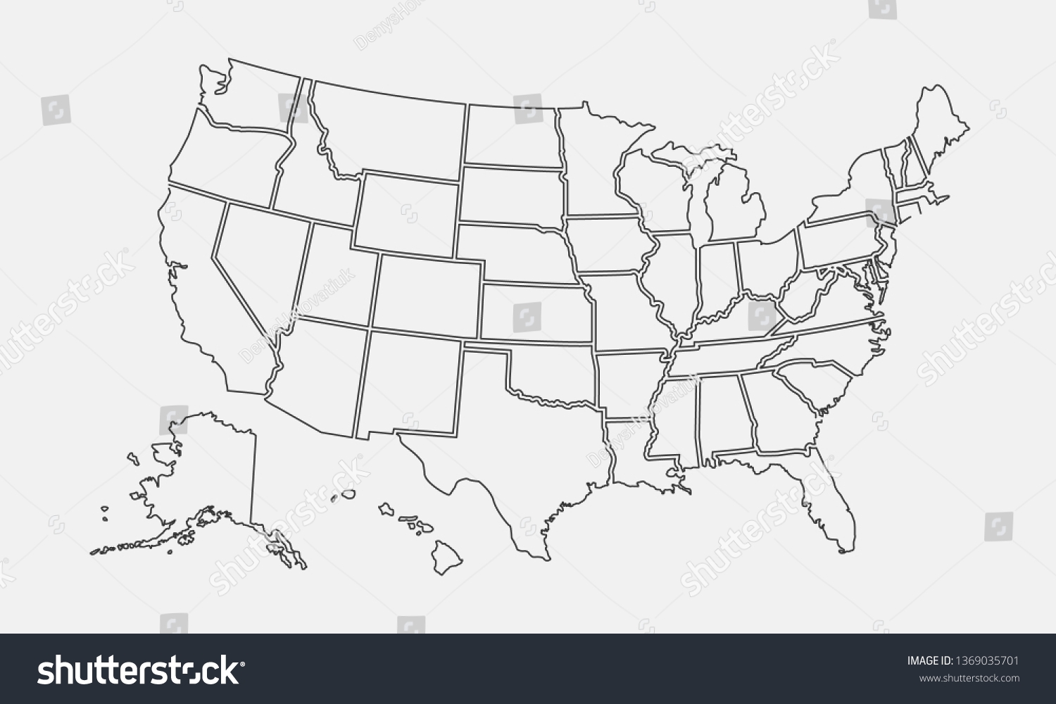 us state outline map printable us state outline map printable