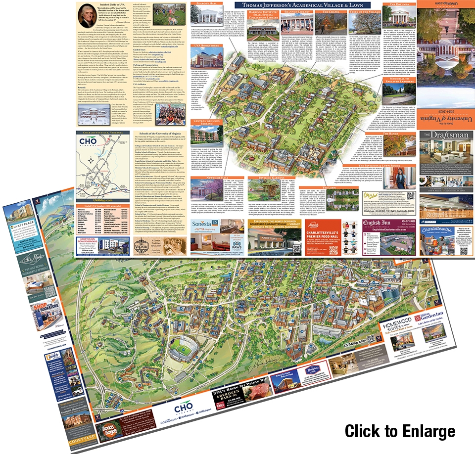 UVA Visitor Guide And Map City Select UVA Visitor Guide And Map City Select