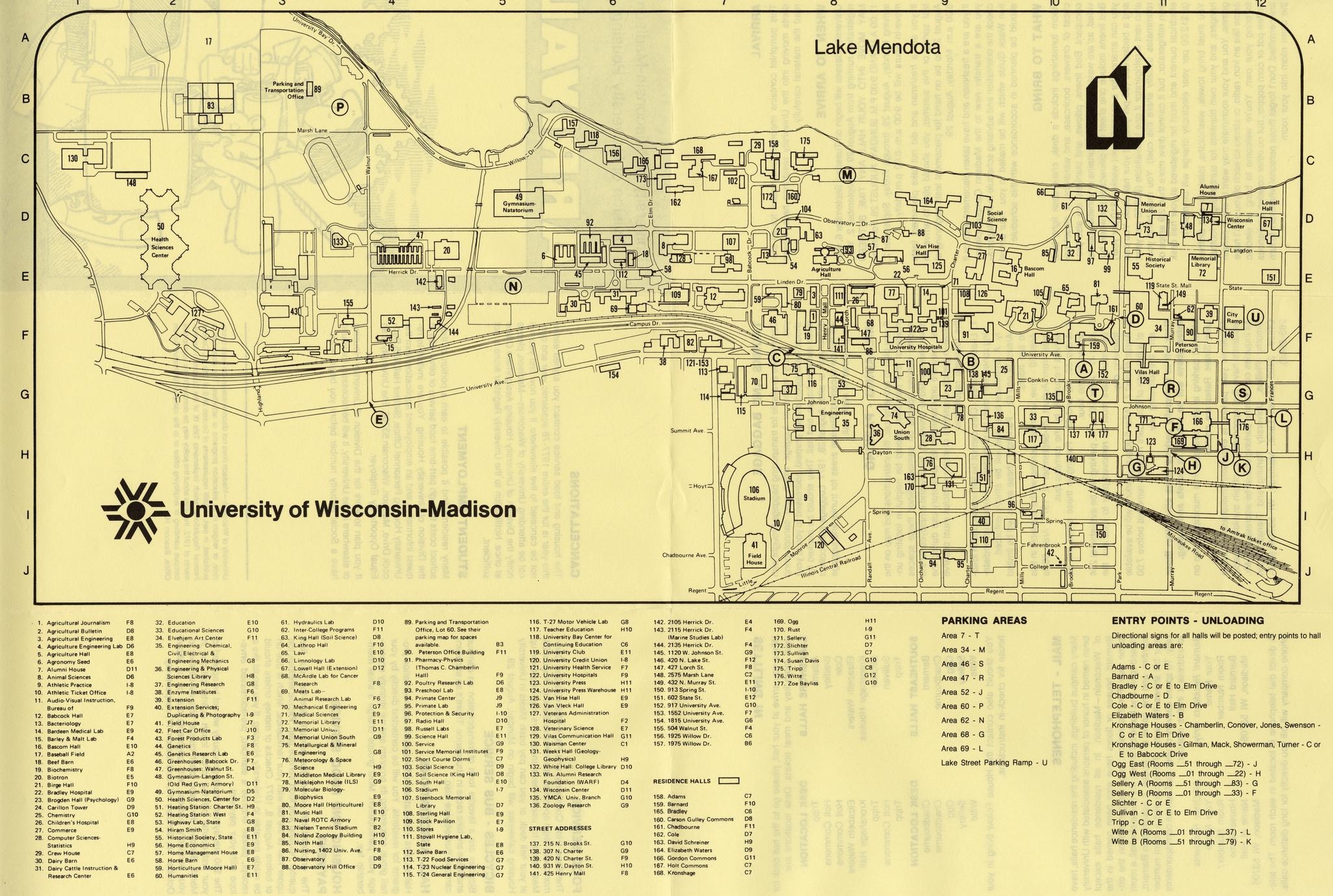 madison campus map madison campus map
