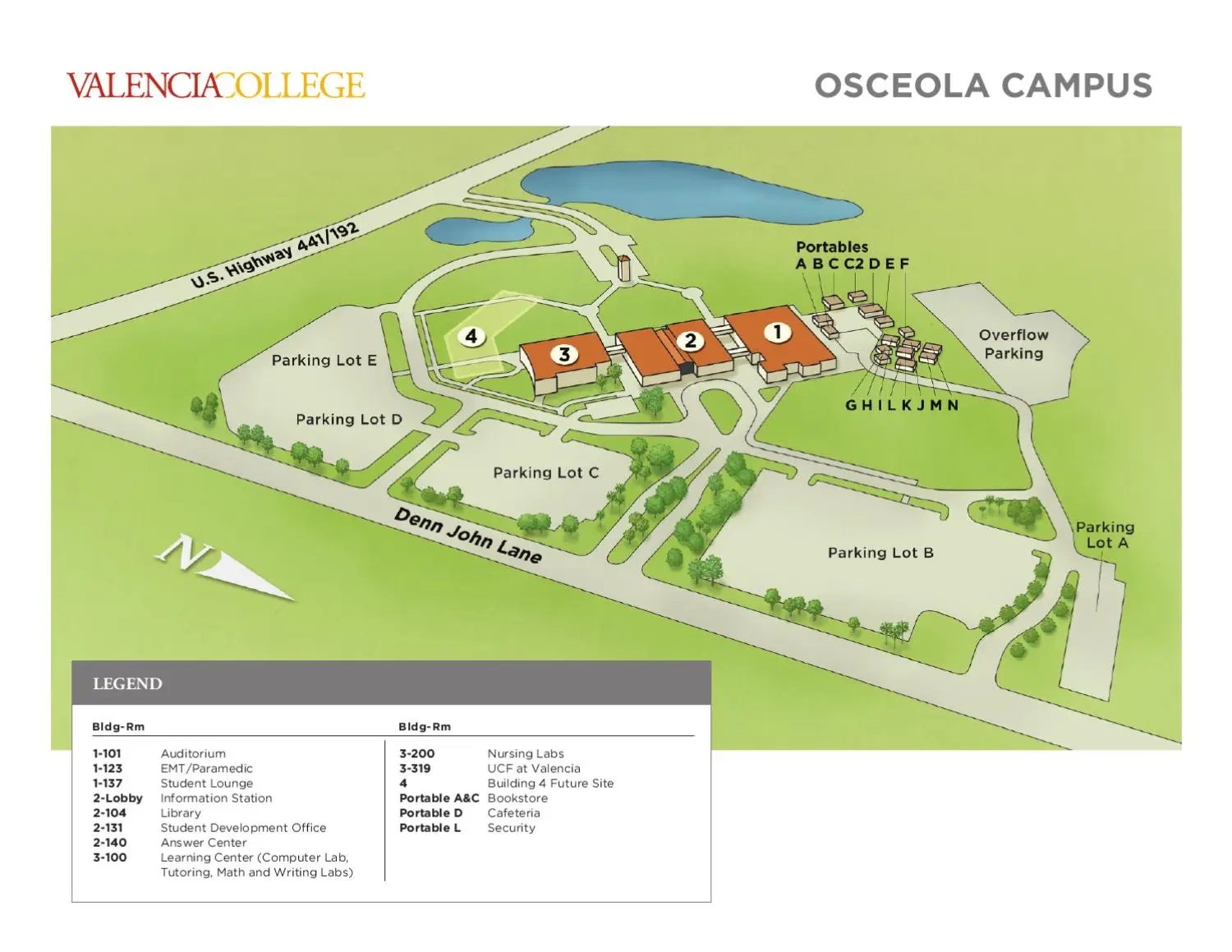 Valencia College Campus Map Osceola By Valencia College Issuu