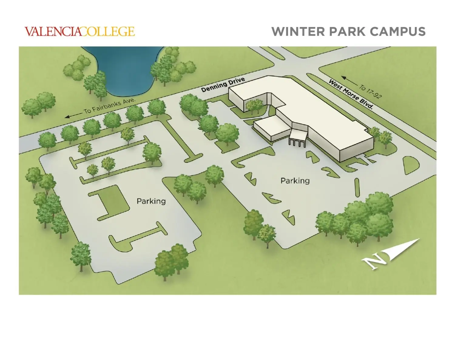 valencia west campus map