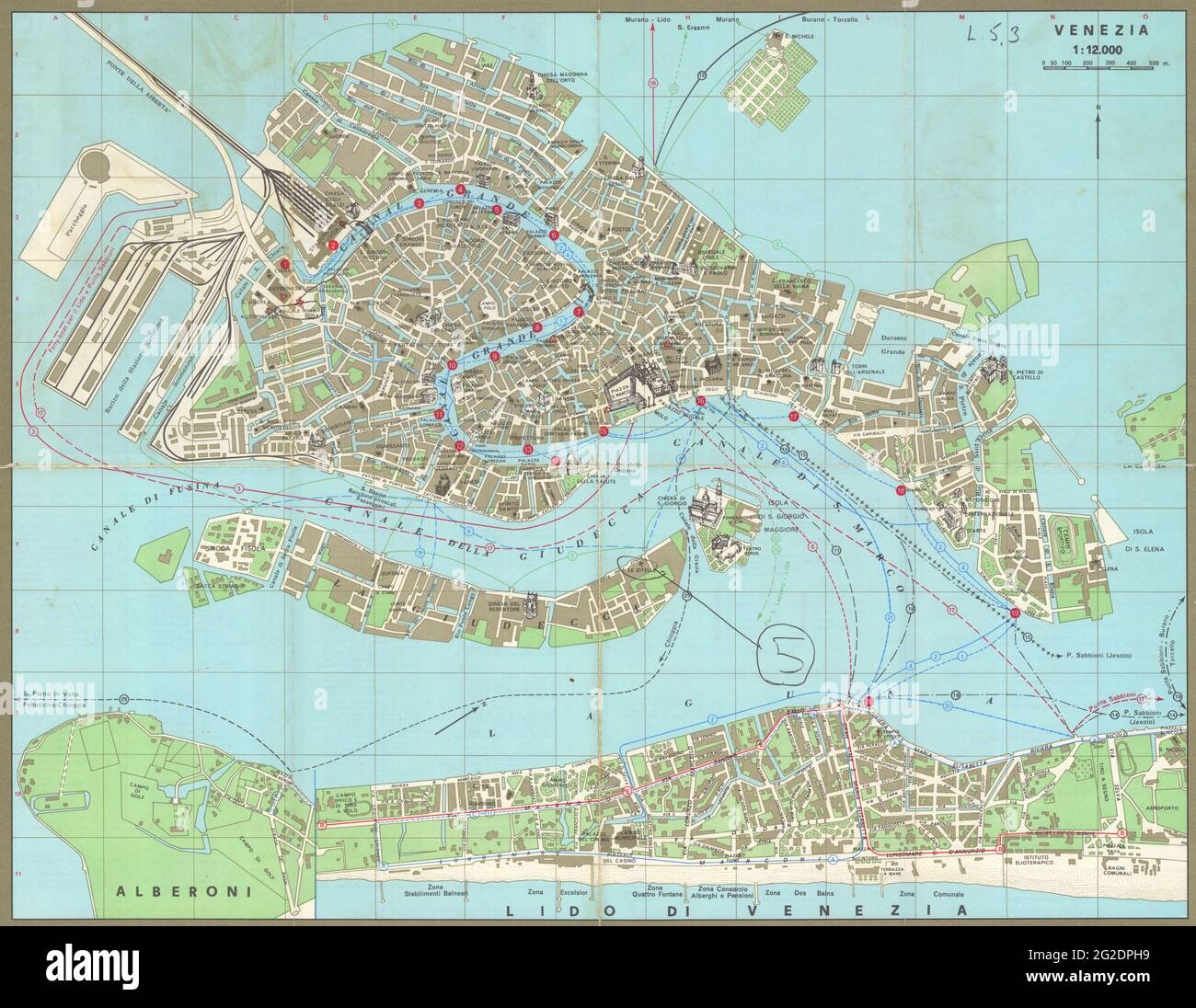city map of venice