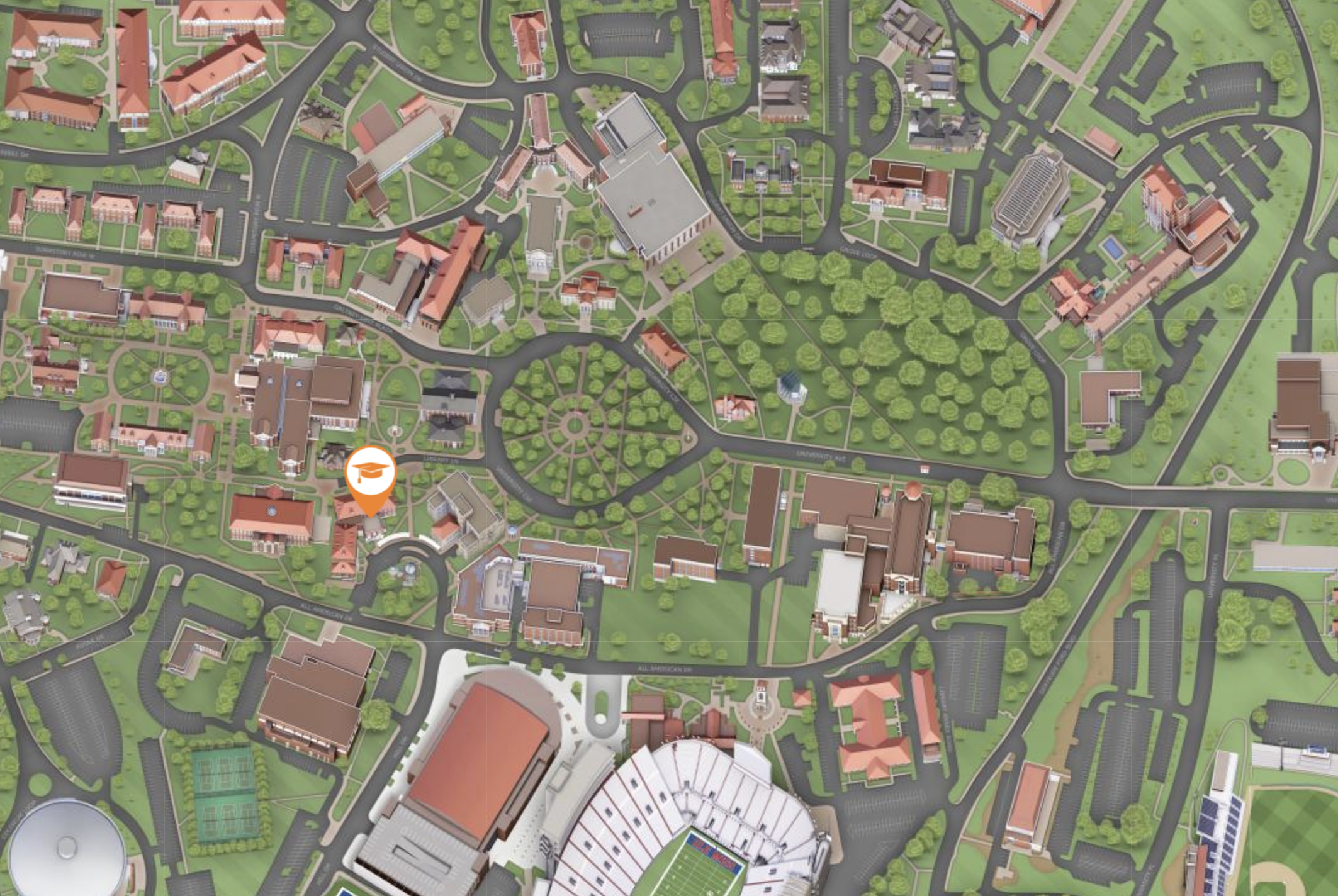 campus map ole miss campus map ole miss