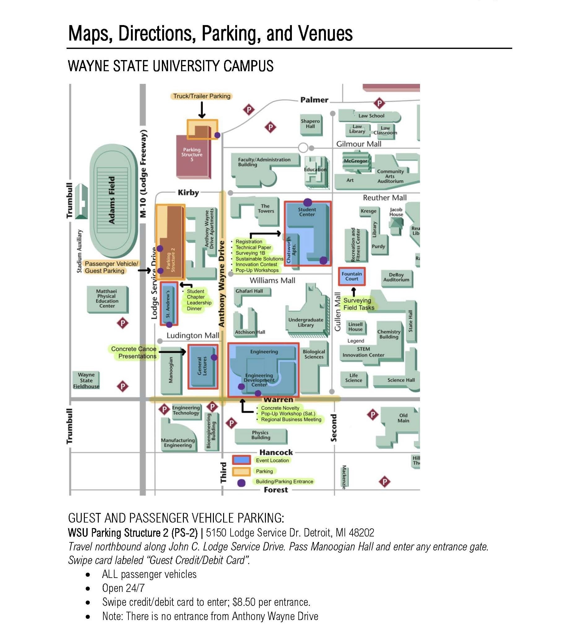 Venues Maps Eastern Great Lakes Venues Maps Eastern Great Lakes