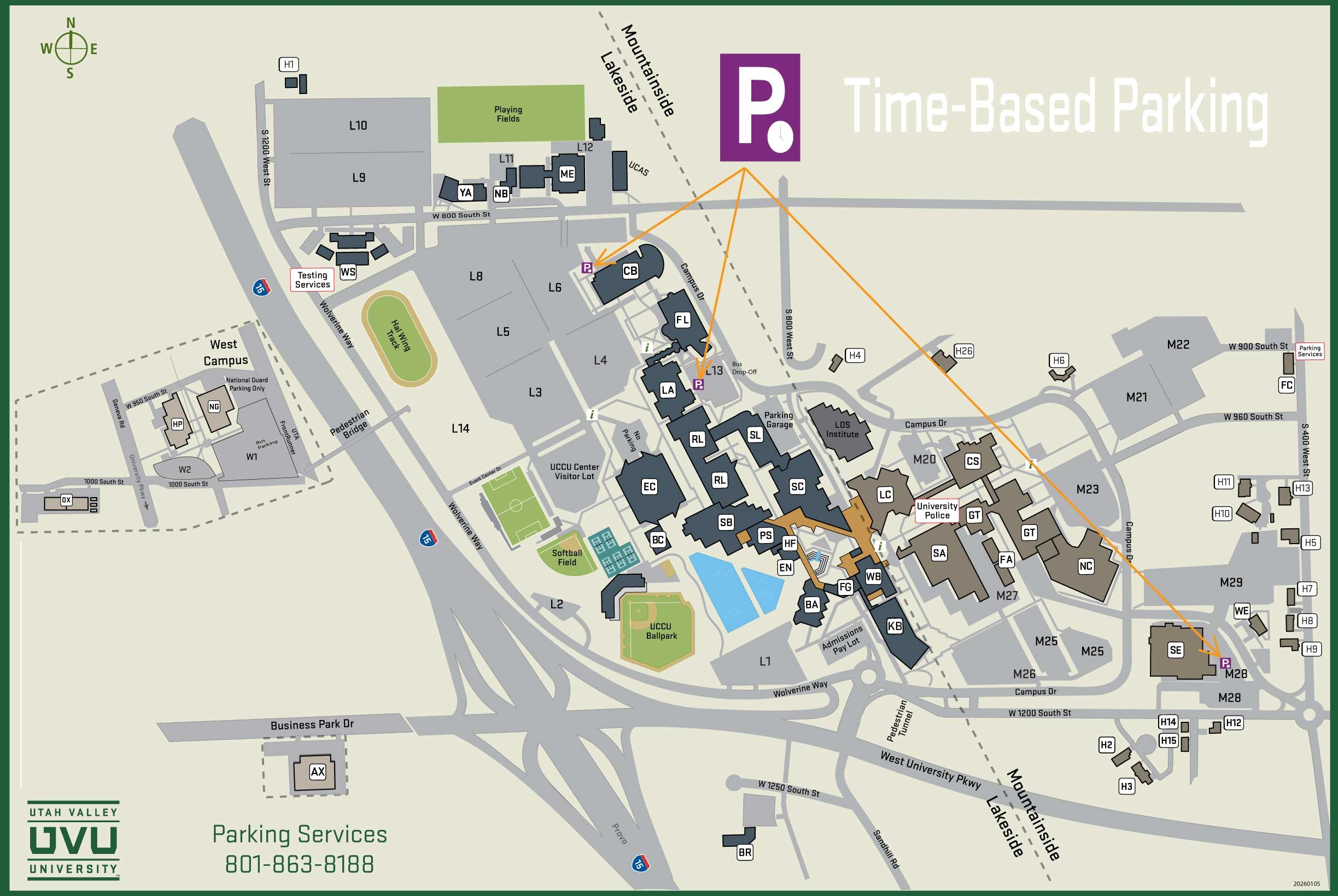 Visitor Parking At UVU Campus Utah Valley University Visitor Parking At UVU Campus Utah Valley University