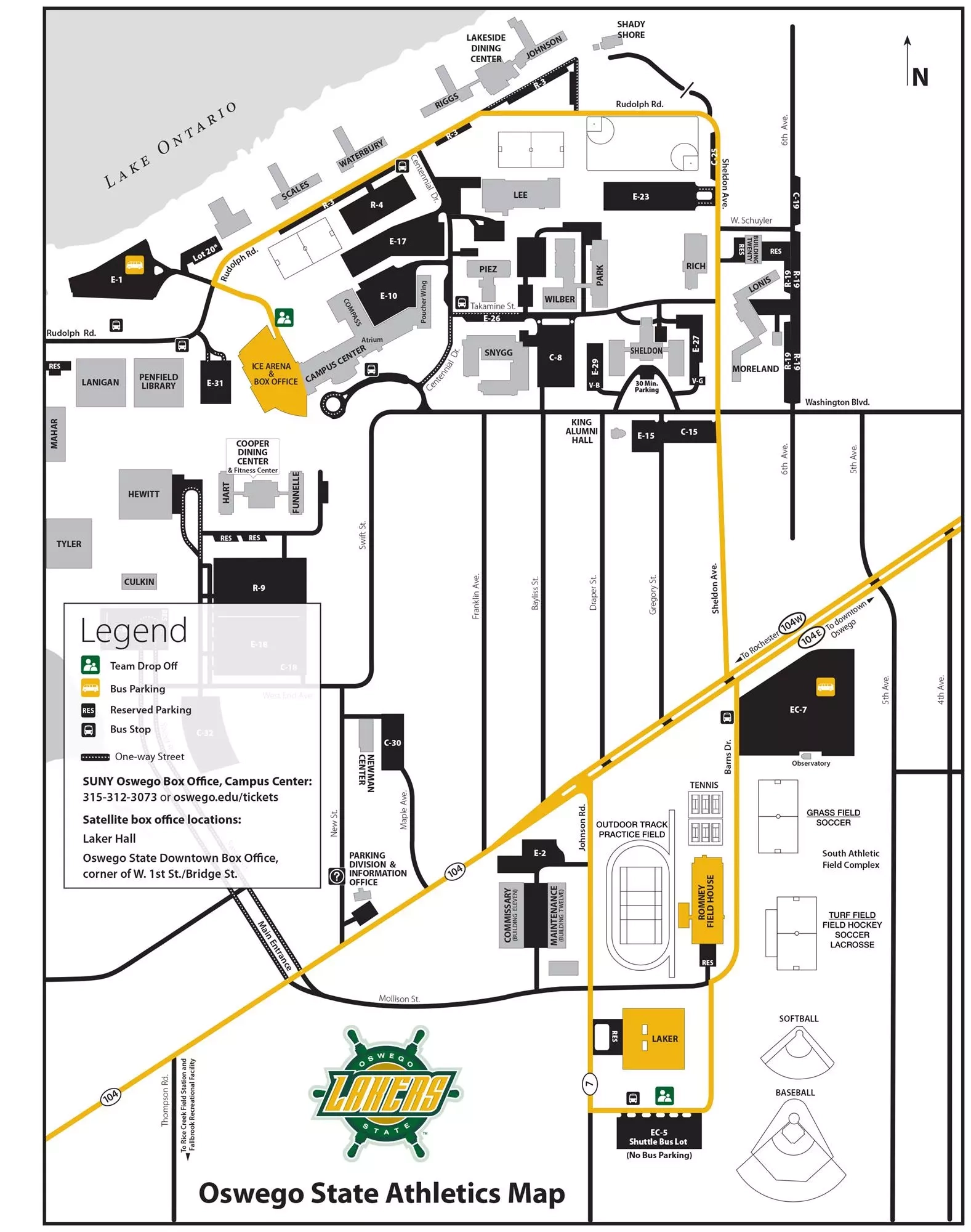 Visitor s Guide Oswego State Athletics