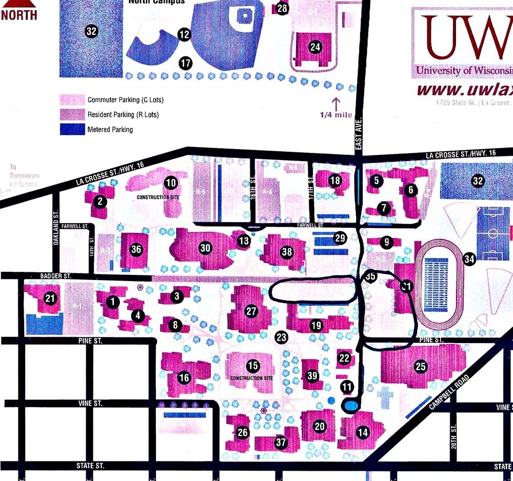 map of uw whitewater campus