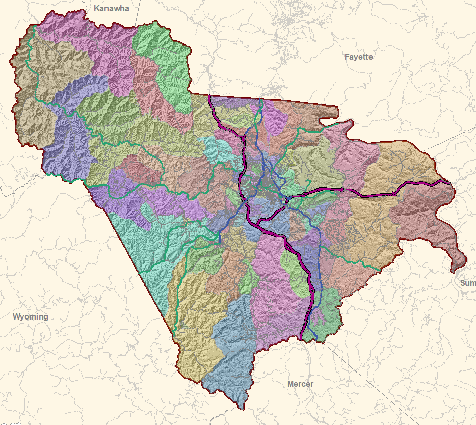 Voting Map Raleigh County Assessor