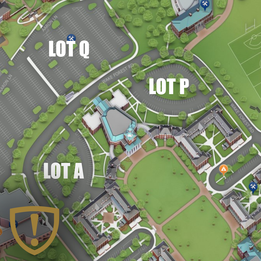 map of wake forest campus