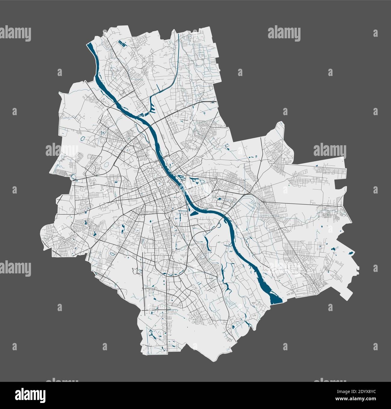 Warsaw Map Detailed Vector Map Of Warsaw City Administrative Area Poster With Streets And Water On Grey Background Stock Vector Image Art Alamy Warsaw Map Detailed Vector Map Of Warsaw City Administrative Area Poster With Streets And Water On Grey Background Stock Vector Image Art Alamy