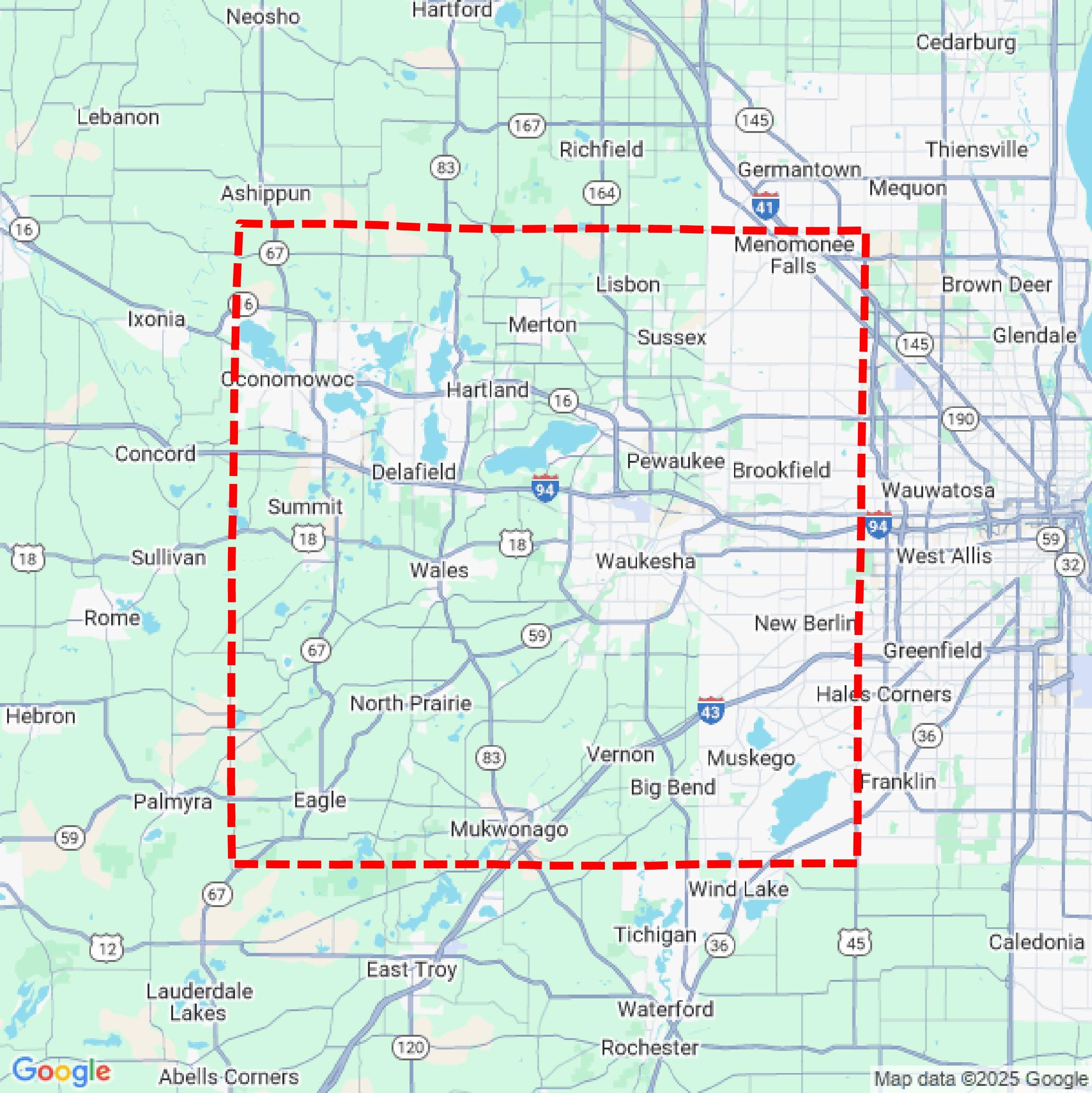 Waukesha County GIS Data For CAD