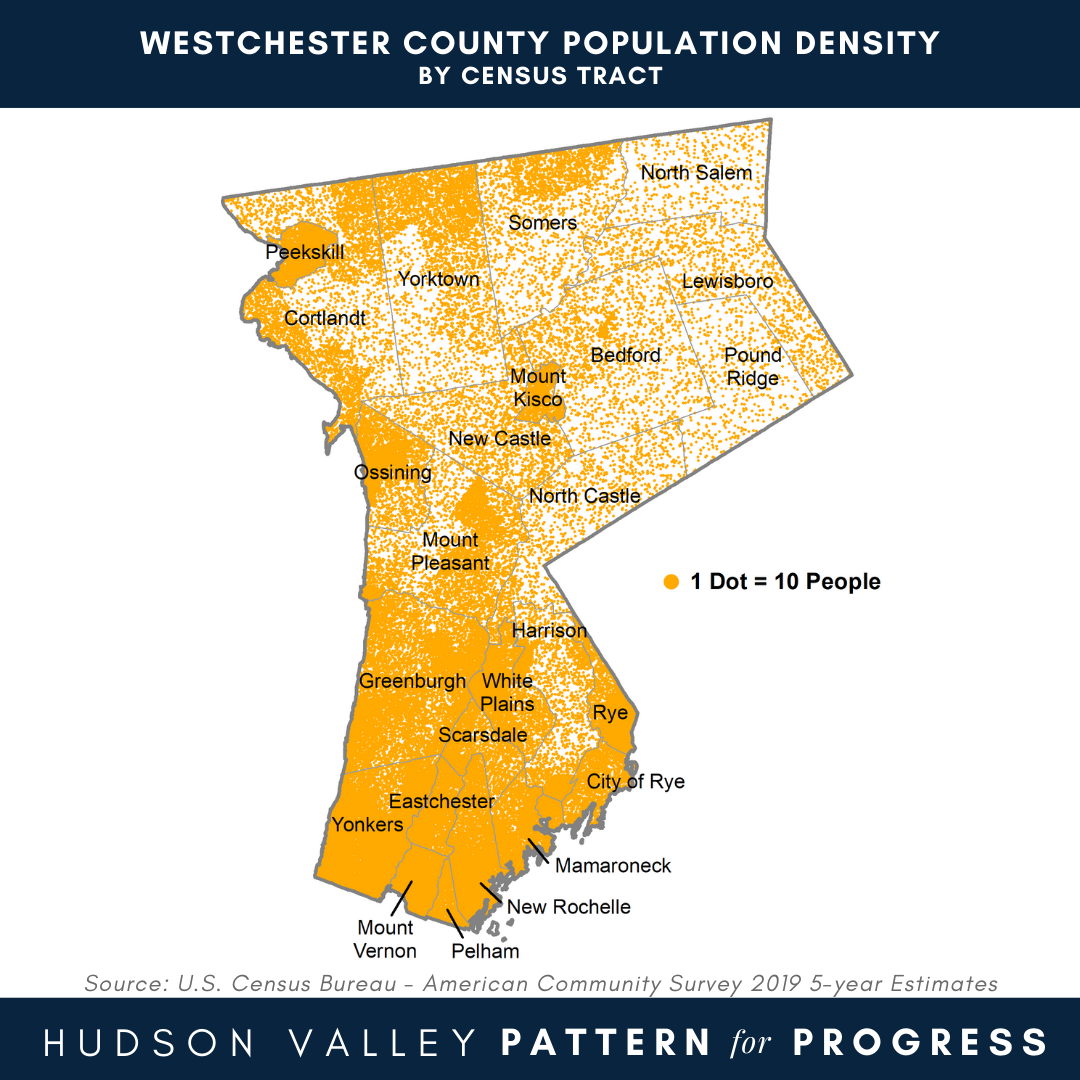 westchester county map ny