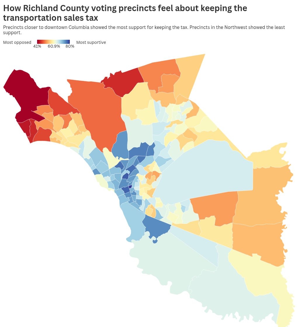 What Richland SC Penny Tax Vote Means For Lexington s Roads The State
