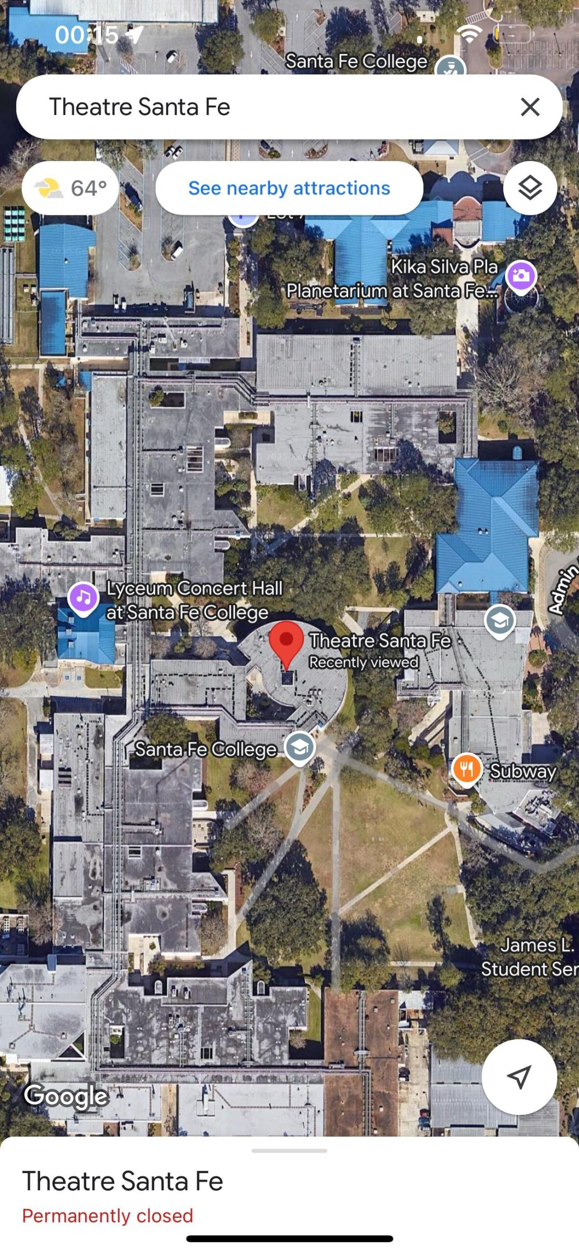 santa fe gainesville campus map