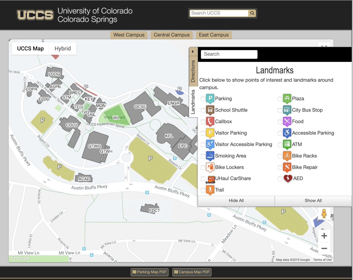 Wonderful Web Wednesday Welcome Back Students Did You Know At Https t co iSgQpBKERk You Can View All The Landmarks On Campus Get Directions From Building To Building And More More 