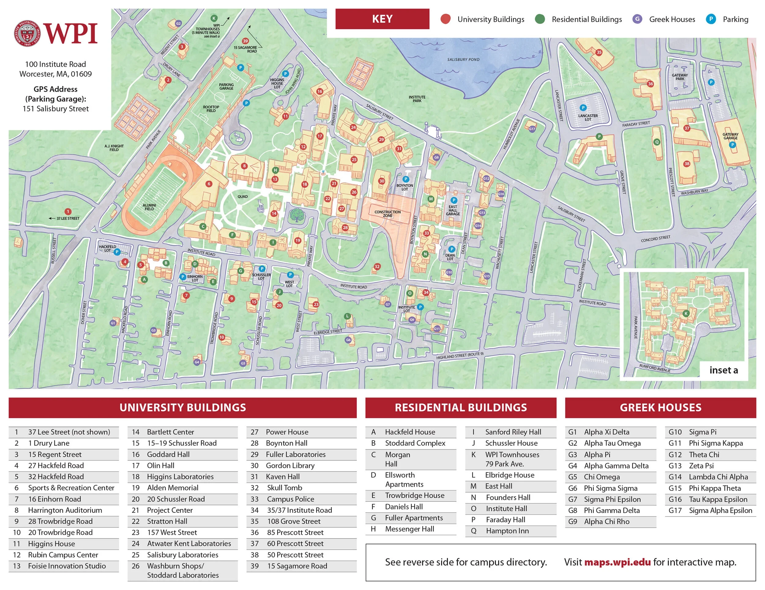WPI Campus Map Ryan Livingston WPI Campus Map Ryan Livingston