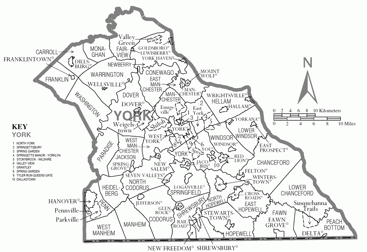 York County Map