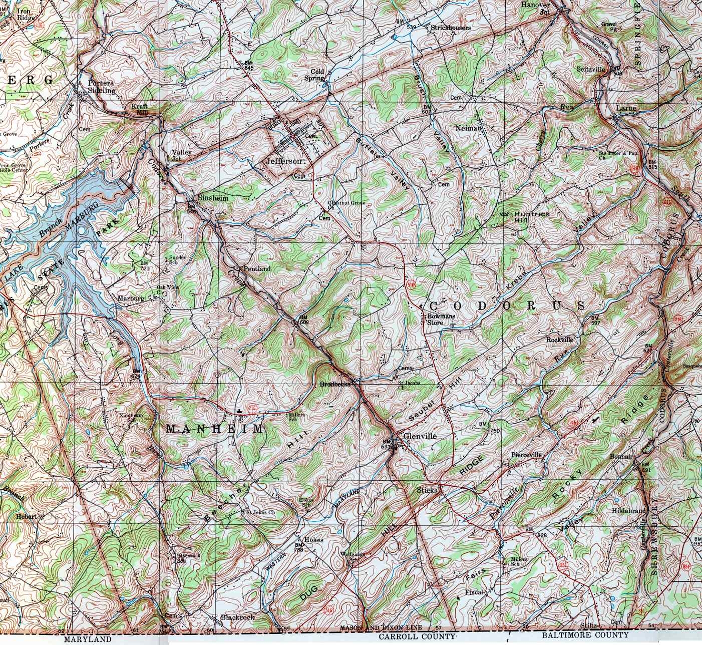 map york county pennsylvania
