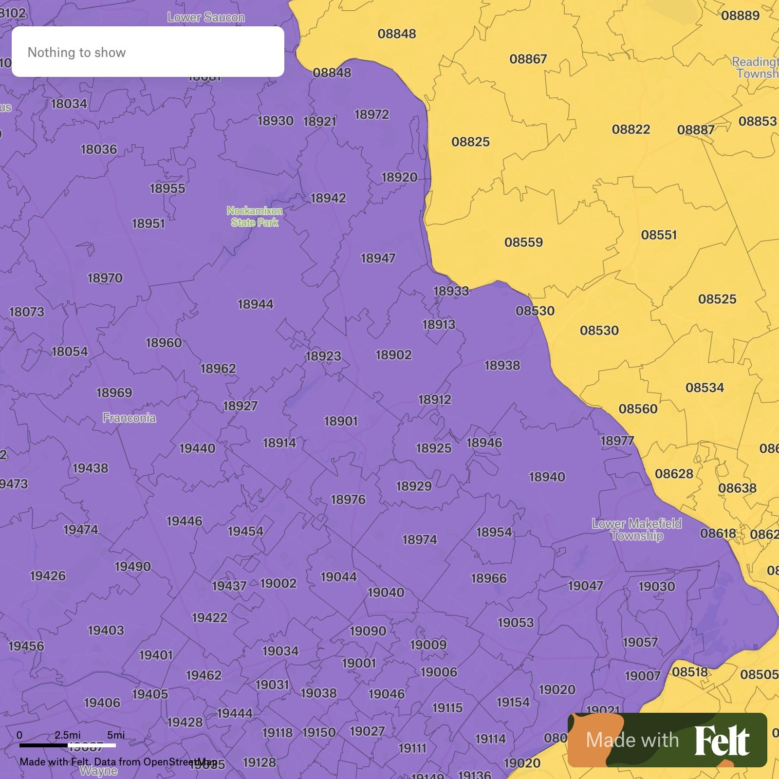 ZIP Codes In Bucks County Pennsylvania