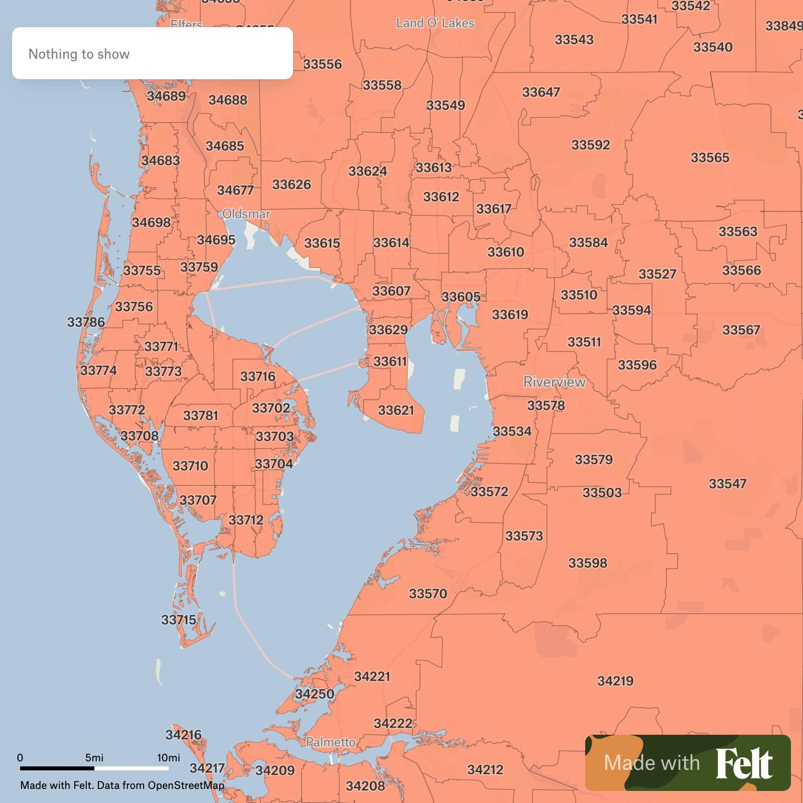 ZIP Codes In Hillsborough County Florida