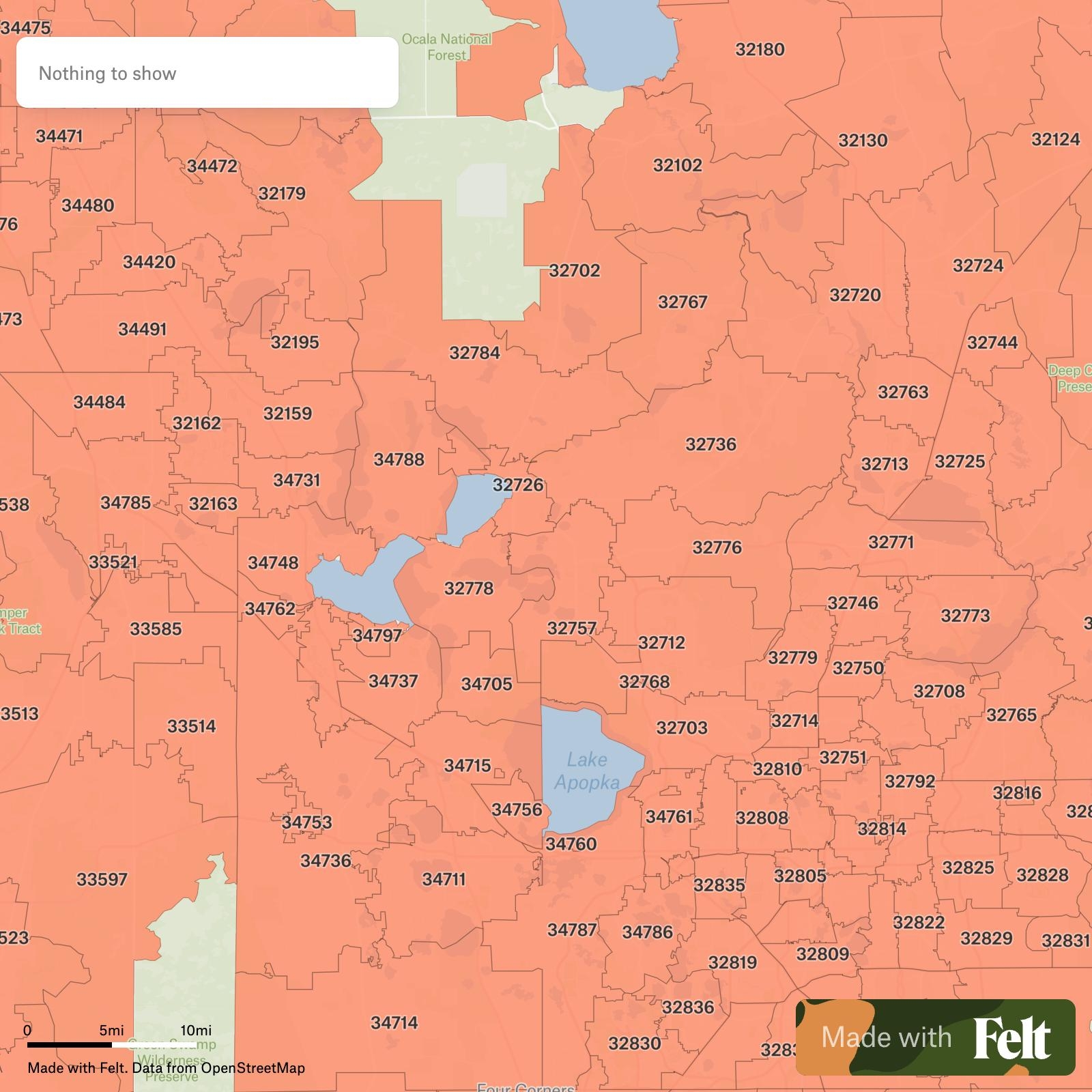 ZIP Codes In Lake County Florida