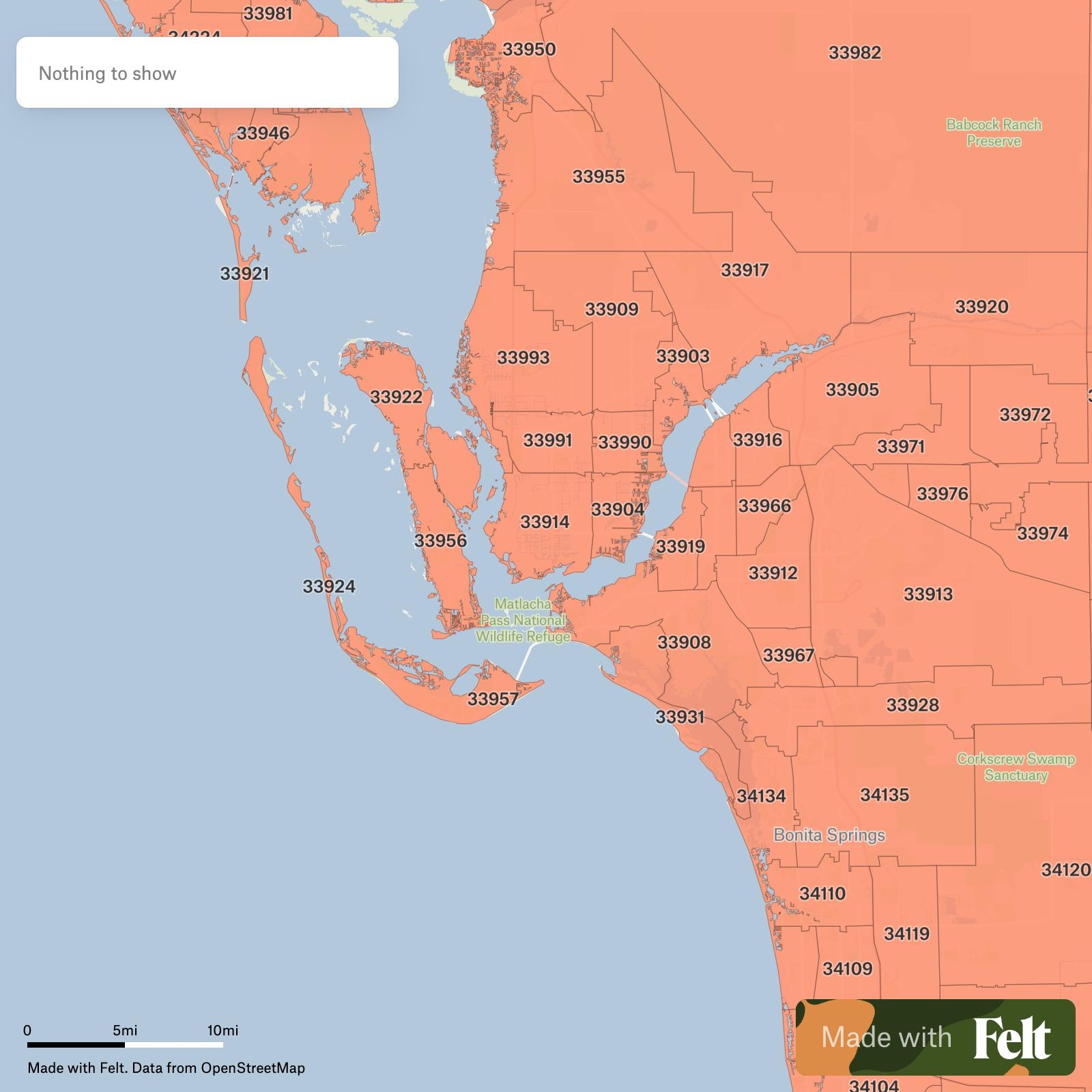 ZIP Codes In Lee County Florida