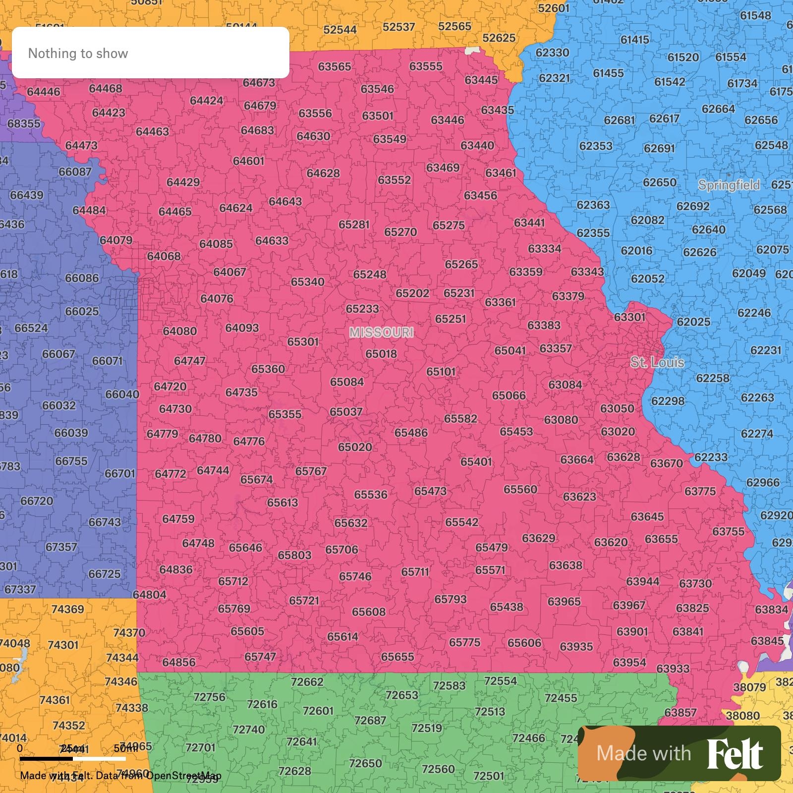 ZIP Codes In Missouri