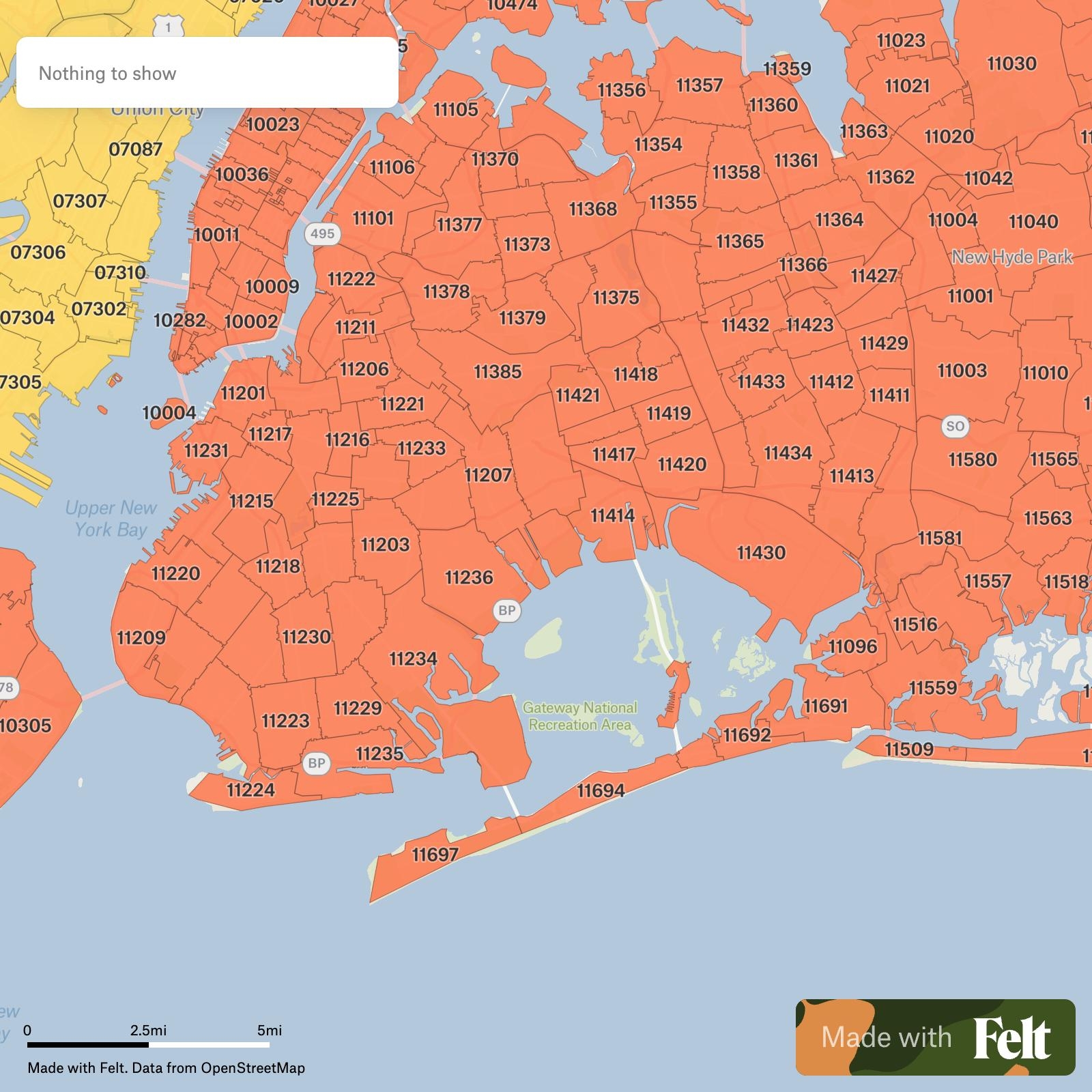 ZIP Codes In Queens County New York
