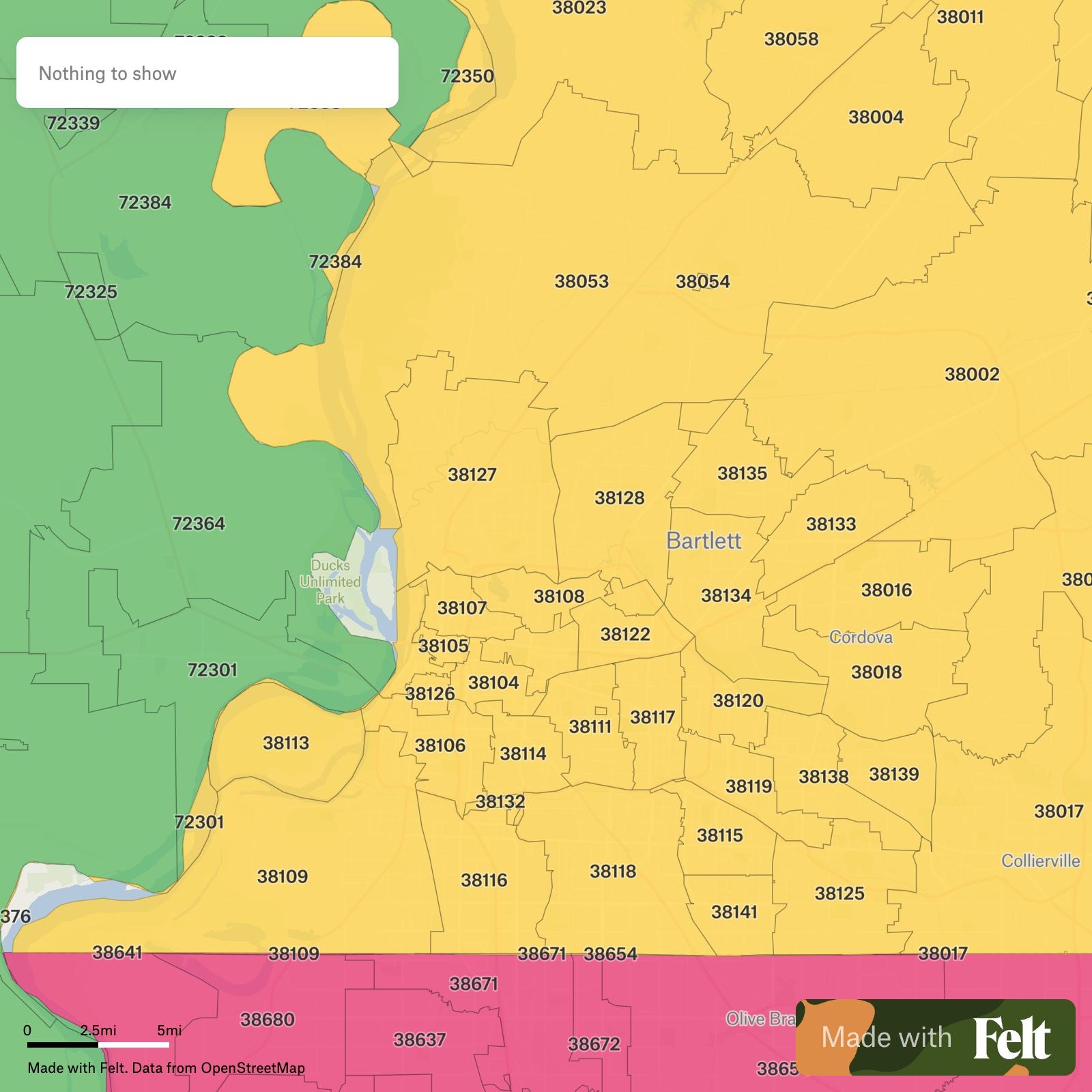 tn county map with zip codes