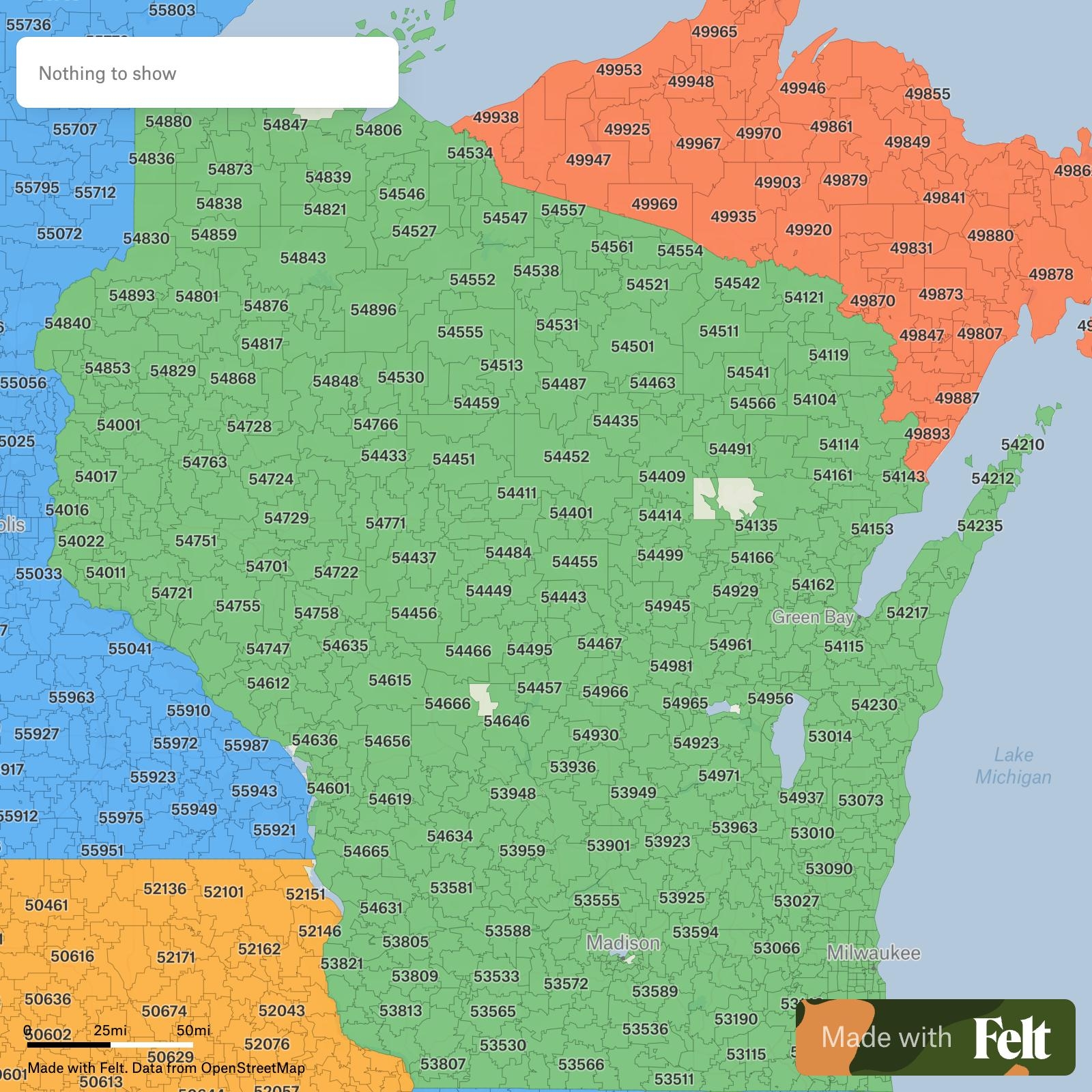 ZIP Codes In Wisconsin ZIP Codes In Wisconsin