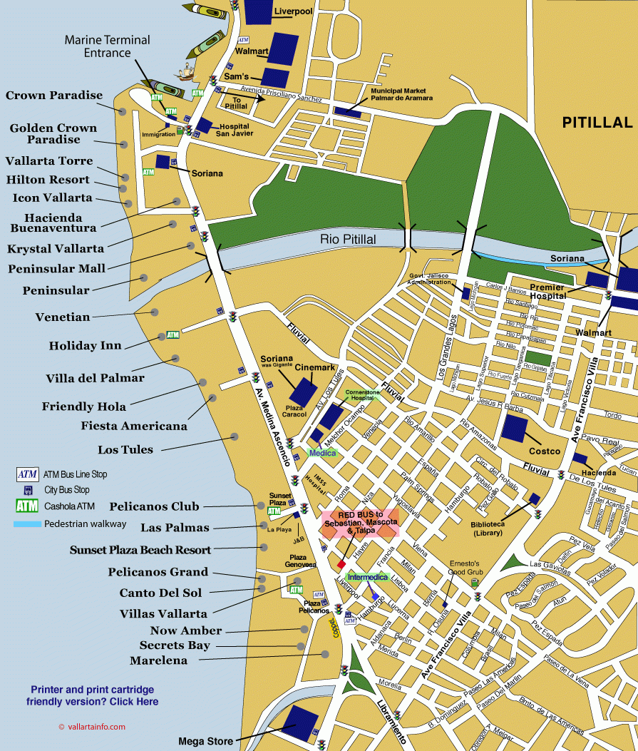 10 We Can Ideas Map Of Puerto Vallarta Location Map Of Puerto Vallarta Printable Map Of Puerto Vallarta