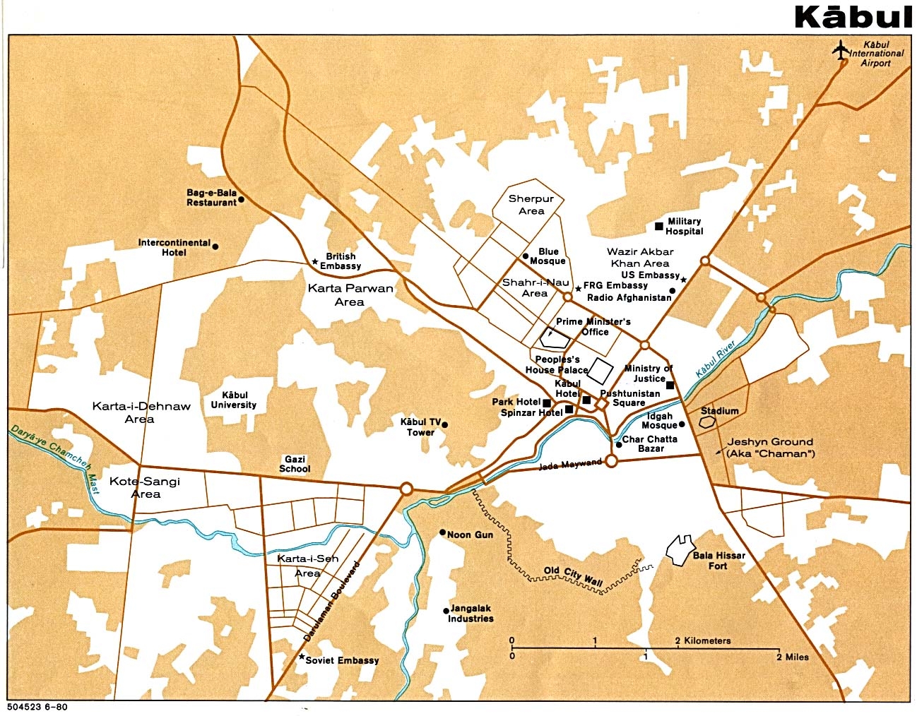 Afghan Web Directory Author Map Of Kabul Document 1348257 Ecoi