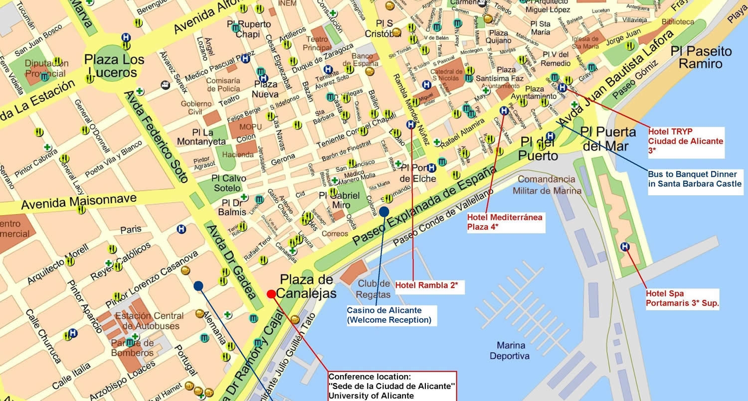 Alicante Map And Alicante Satellite Images Alicante Map And Alicante Satellite Images